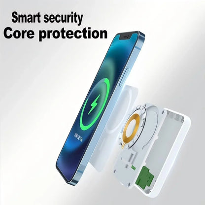 Magnetic Wireless Power Bank- Snap-On Fast Charging (10000mAh)