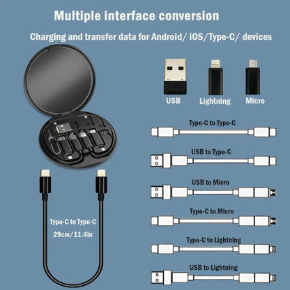 Bluetooth Smartwatch Fitband with Free Multifunctional Data Cable Set
