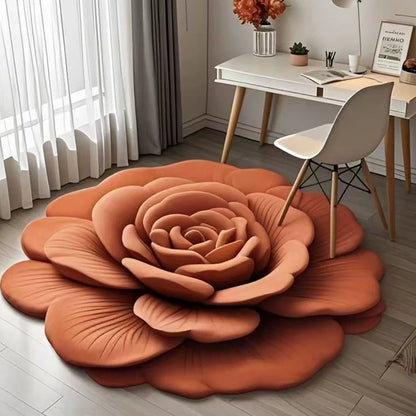 3D Floral Plush & Diatomaceous Earth Floor Mat (60*50) @ Just Rs.599/-