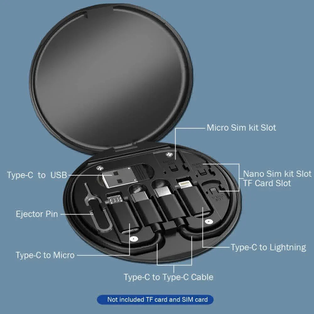 Bluetooth Smartwatch Fitband with Free Multifunctional Data Cable Set