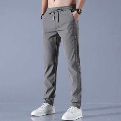 PREMIUM MEN'S HIGH STRETCH SKINNY LYCRA PANTS_ 🔥Buy1 Get 1 Free💥🤩 (Black & Gray) 🔥