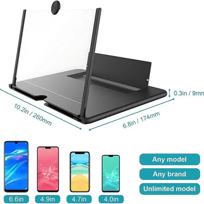 Magnifier Projector Phone Stand Holder Screen Magnifying