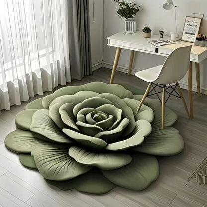 3D Floral Plush & Diatomaceous Earth Floor Mat (60*50) @ Just Rs.599/-